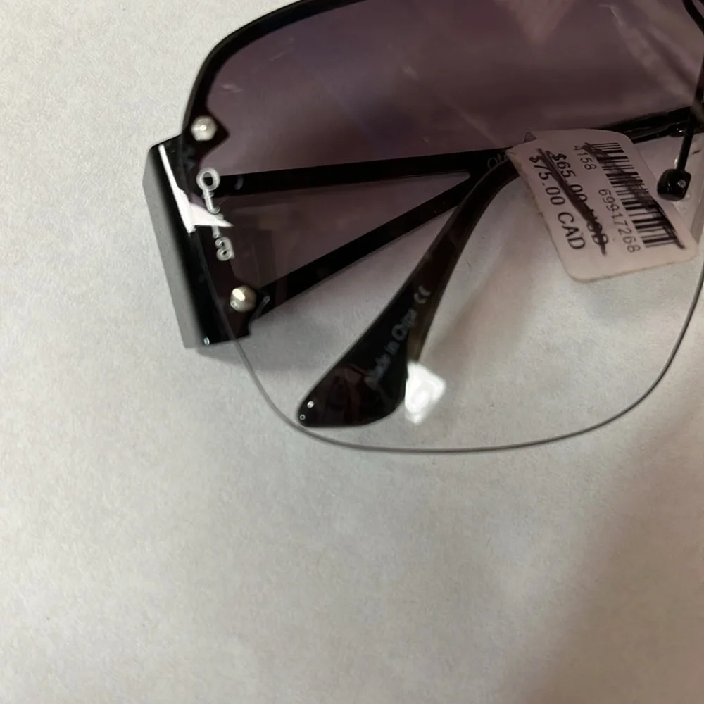 Anthropologie OTRA Stylish Black Sunglasses
